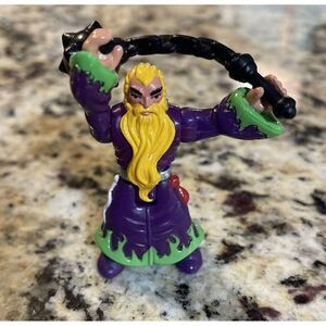 Fisher Price Imaginext 2001 Purple Robe Wizard‎ Action Figure 2.5"